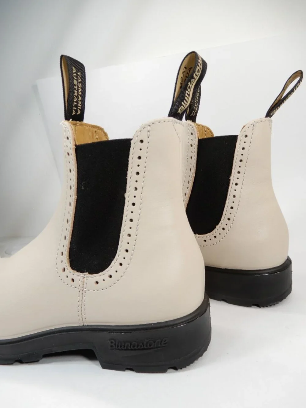 Blundstone Originals #2156 Women's High Top Boots US Size 7 Pearl Leather NEW - Picture 10 of 16